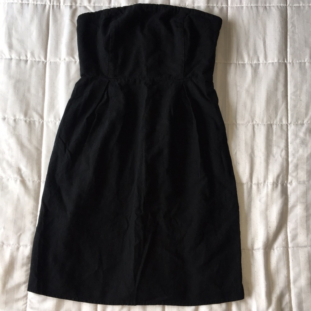 Old Navy black strapless dress